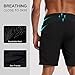 CAMEL CROWN Running Shorts Men Pockets Quick Dry Light Breathable Athletic Shorts for Gym Basketball Workout Active Training