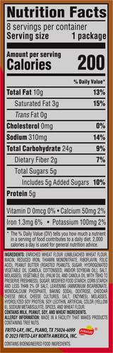 MUNCHIES CHEESE CRACKERS 1.42OZ 8 PACK