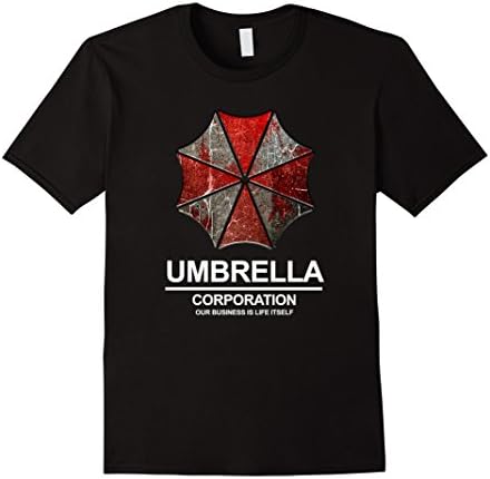 Men's Resident Umbrella Evil t-shirt for kid, men and women XL Black