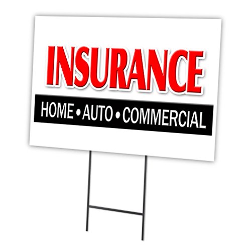 SignMission Insurance Home AUTO Commercial 18"x24" Yard
