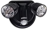 Milex LED Spotlight 360 Degree Wireless Weatherproof Motion Detector Lamps (Black)