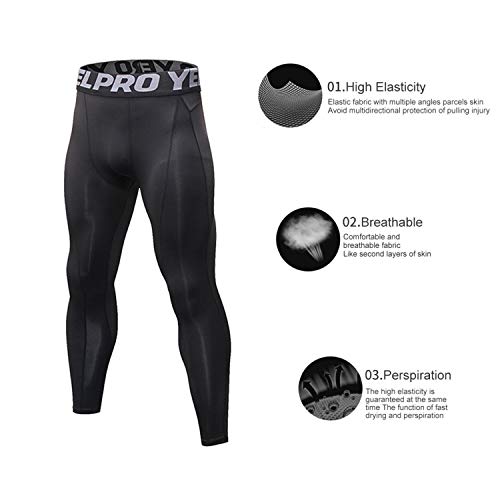 Men's Compression Shirt and Pants Performance Long Johns Thermal Underwear Set - Thumbnail 4