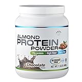 ALMOND PRO ALMOND PROTEIN POWDER 19G PROTEIN, 1.5 POUND (CHOCOLATE)
