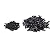Sunmns 150 Pack Sawtooth Picture Photo Frame Hangers with Screws, Black