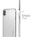 Spigen Thin Fit Designed for iPhone Xs Case (2018) / Designed for iPhone X Case (2017) - Matte Black