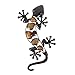 LIFFY Metal Gecko Wall Decor 15inch Outdoor Lizard Wall Art Hanging Sculpture for Patio or Fence, Pretty Gift Idea Make Your Garden Unique and Warm