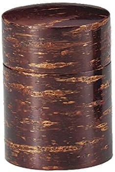 SAKE HIGO wooden canister for green tea (80g)