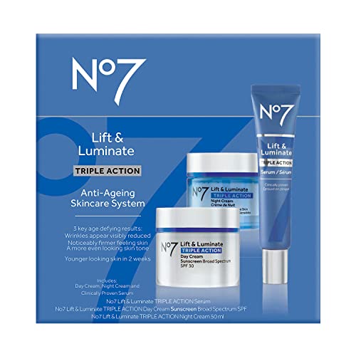 No7 Lift & Luminate Triple Action Skincare System Broad Spectrum Anti