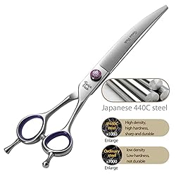 Fenice Peak 7‘’ Curved Dog Grooming Scissors