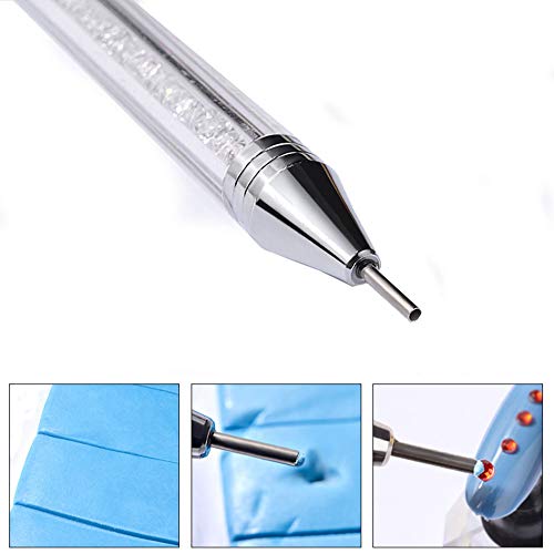 GeneralCare Nail Rhinestone Picker Wax Pencil Pickup Pen, Rhinestones Gem Applicator Crystal Pick Up Tool - Thumbnail 2