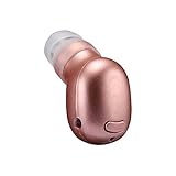 WearPai Bluetooth Earbud Smallest Wireless Invisible Headphone Earphone Hands-Free to Enjoy Music , Running,Car Calling Headset with Mic for Most Bluetooth Devices Smartphones and Tablets (ROSE GOLD)