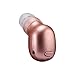 WearPai Bluetooth Earbud Smallest Wireless Invisible Headphone Earphone Hands-Free to Enjoy Music , Running,Car Calling Headset with Mic for Most Bluetooth Devices Smartphones and Tablets (ROSE GOLD)