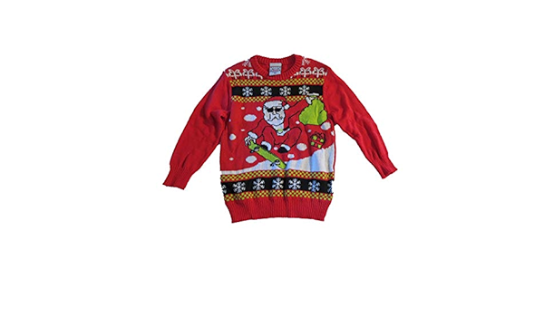 skateboard christmas jumper