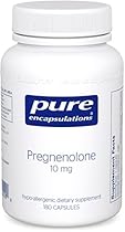 Pure Encapsulations - Pregnenolone 10 mg - Hypoallergenic Supplement to Support the Immune System, Mood and Memory* - 180 Capsules
