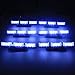 XKTTSUEERCRR 54 LED Emergency Vehicle Strobe Lights Bars Warning Deck Dash Grille White