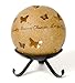 Pavilion Gift Company Comfort Candles 5-Inch Pierced Round Butterfly Candle Holder, Cherish, Dream, Live