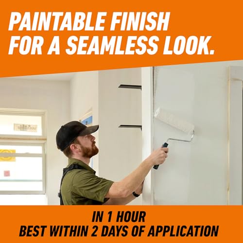 Gorilla Heavy Duty Construction Adhesive, All Weather Indoor & Outdoor, Paintable, Gap Filling, Non-Foaming, 9oz/266mL, Cartridge, White, (Pack of 1)