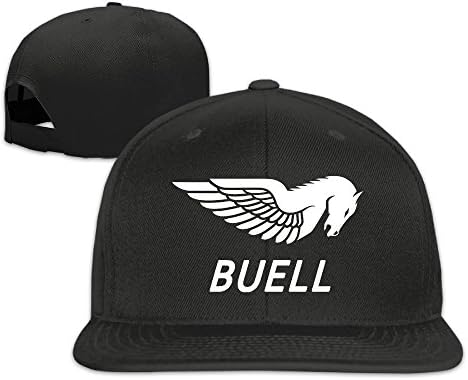 Buell Motorcycles Logo Boy Girl Adjustable Flat Trucker Baseball Cap Black