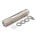ThorFire TS07 Keychain LED Flashlight Stainless Steel Mini EDC Torch Use AAA Battery