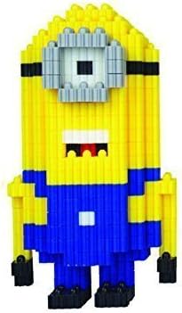 Attoblock DeformeBlock Minions Cartoon Toys Figure [Stuart] Building Blocks Set DIY Educational Toy &amp; Gift 4.1 inche - Assembly Blocks XZ8125 by Attoblock [parallel import goods]