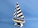 Hampton Nautical  Decorative Wooden It Floats Model Boat 12