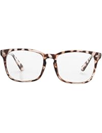 Pro Acme Non-prescription Glasses Frame Clear Lens Eyeglasses (Leopard)
