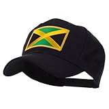 North and South America Flag Embroidered Patch Cap - Jamaica W43S64F