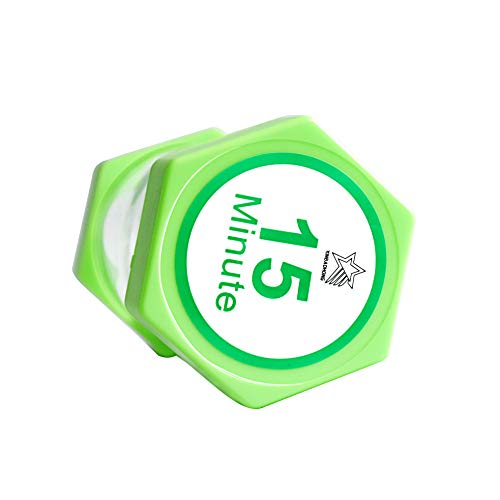 Sand Timer,XINBAOHONG Hourglass Sand Timer 5 Minutes 15 Minutes Timer Clock for Kids Games Classroom Home Office Kitchen Use (Pack of 2)