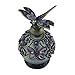 Welforth Lavender Dragonfly Pewter and Glass Perfume Bottle