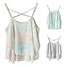 DZT1968(TM)Women Summer Shirts Sleeveless Sling Chiffon Blouses Vest Tops
