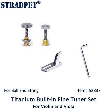 violin built-in titanium fine tuner set for BALL-end string, Violin and viola accessories