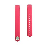 bayite Accessory Silicone Watch Band for Fitbit Alta HR and Alta Pink, Small 5.5 - 6.7 inches