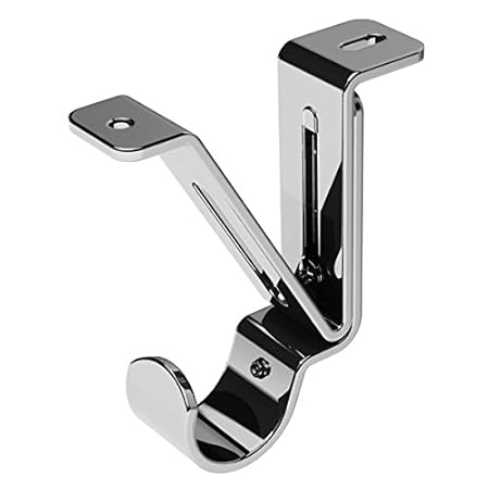 Swish Generic 35mm Metal Curtain Pole Top Fix Bracket Chrome