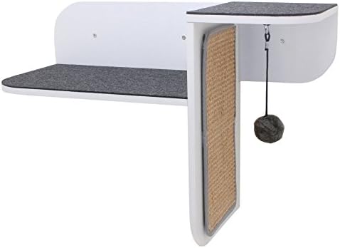 Hauspanther Collection by Primetime Petz Step Perch Wall-Mounted Cat Perch and Scratcher