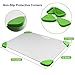 QIQIGO Defrosting Tray, Thawing Plate with HDF High-density Aerospace Alloy, Quickly Defrosting of Frozen Foods, No Electricity, No Chemicals, No Microwave
