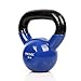 PROMIC Fitness Barbell Vinyl Casted Iron Kettlebell, Single (10lb)