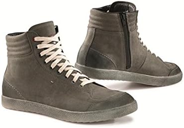 TCX Men's Motorcycle Boots X-Groove Waterproof Urban grey-41 (Black White, US 7.5)