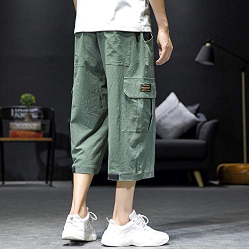 3 F_Gotal+Mens+Elastic+Calf+Length+Pants