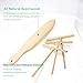 Crepe Spreaders, Nugilla 4 Pieces Handmade Natural Beechwood Spreader and Spatula- 12