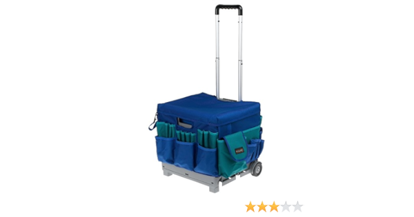 fiskars ultimate rolling organizer tote