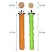 LiMio Bird Perch Parakeet Toys Conures Stand 5 PCS Rough Sand Wood Perch Parrot Cage Accessoriesthumb 3
