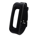 Feelily Replacement Wristband for Fitbit One Durable Soft Silicone wrist band with Watch Clasp and Fastener Buckle for Fitbit One Wireless Activity Only (No Tracker)(Black)