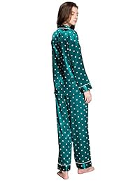 Pijama de satén de seda para dama