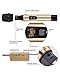 Wireless Microphone System, UHF Dual Handheld Dynamic Mic Set with Rechargeable Receiver, 1/4