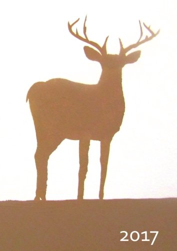 MY BIG FAT CALENDAR 2017 - deer (Great Britain): 1 day per page, DIN A4