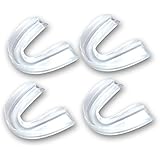 Zooshine 4Set Sports Mouldable Sports Mouth Guards for Adults & Kids,Tooth Protector for Football,Basketball,Boxing,Wrestling,Kickboxing - BPA Free Material (Chroma)