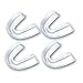 Zooshine 4 Sets Moldable Mouth Guards Box Package for Basketball,Boxing,Taekwondo,Football,Kickboxing - BPA Free Material