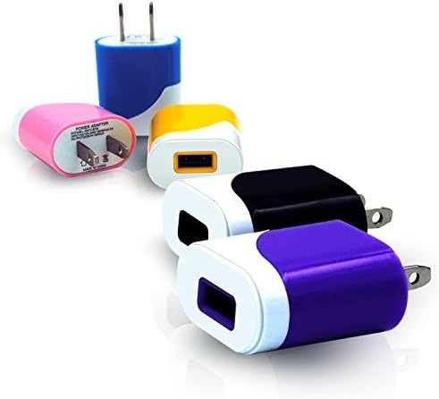 2 Pack Universal USB Charger Wall Adapter 5V1A For Fairy Lights, Digital Devices, Travel