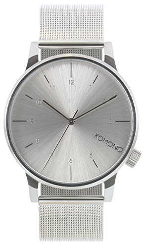 KOMONO Men's Winston Royale Watch, Silver/Silver, One Size