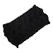 Pusheng Women's Versatile Wool Knit Crochet Twist Hair Band Headband Ear Warmer Black